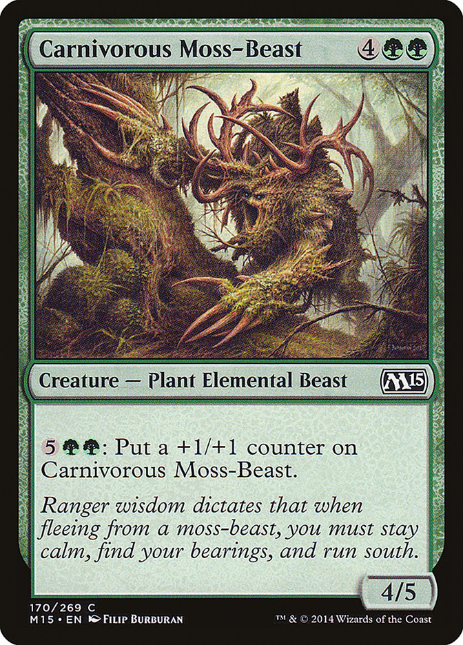 Carnivorous Moss-Beast (Magic 2015 #170)
