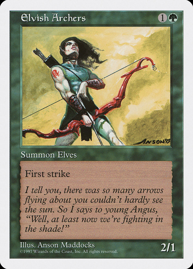 Elvish Archers (Fifth Edition #292)