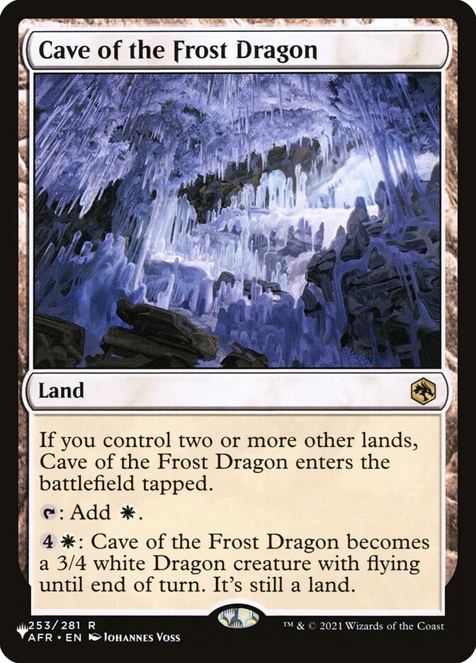 Cave of the Frost Dragon (The List #AFR-253)