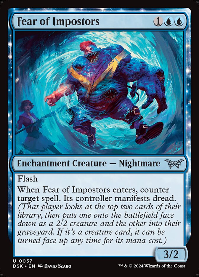 MTG Duskmourn – All Monoblue Cards Revealed