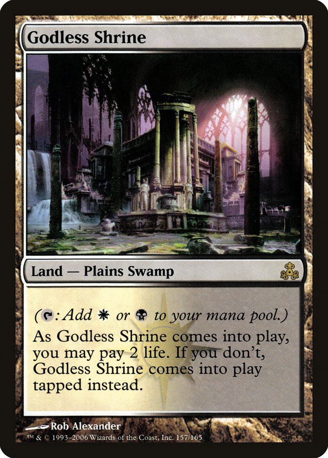 Godless Shrine · Guildpact (GPT) #157 · Scryfall Magic The 