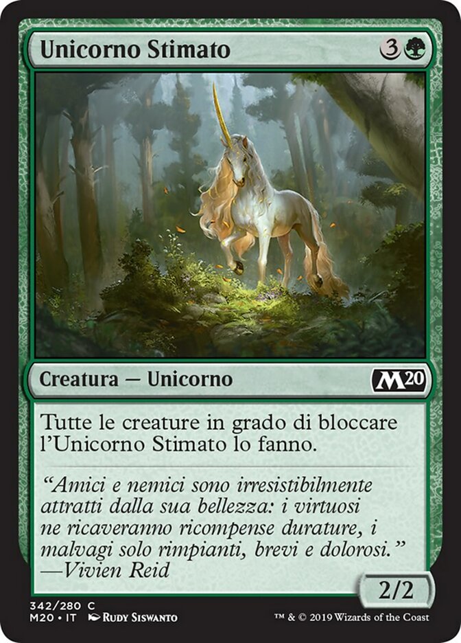 Prized Unicorn (Core Set 2020 #342)