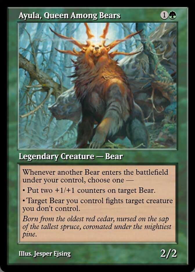 Ayula, Queen Among Bears (Magic Online Promos #91303)