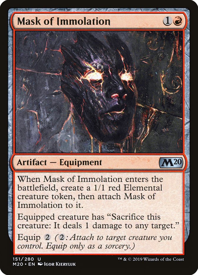 Mask of Immolation (Core Set 2020 #151)