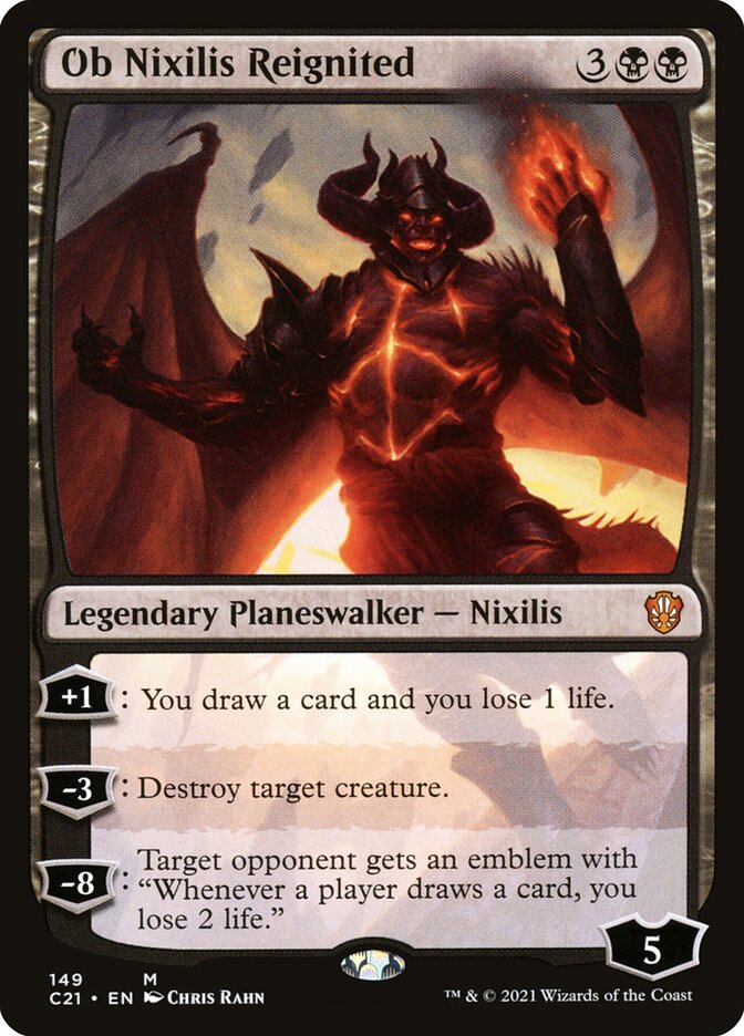 Ob Nixilis Reignited · Commander 2021 (C21) 149 · Scryfall Magic The