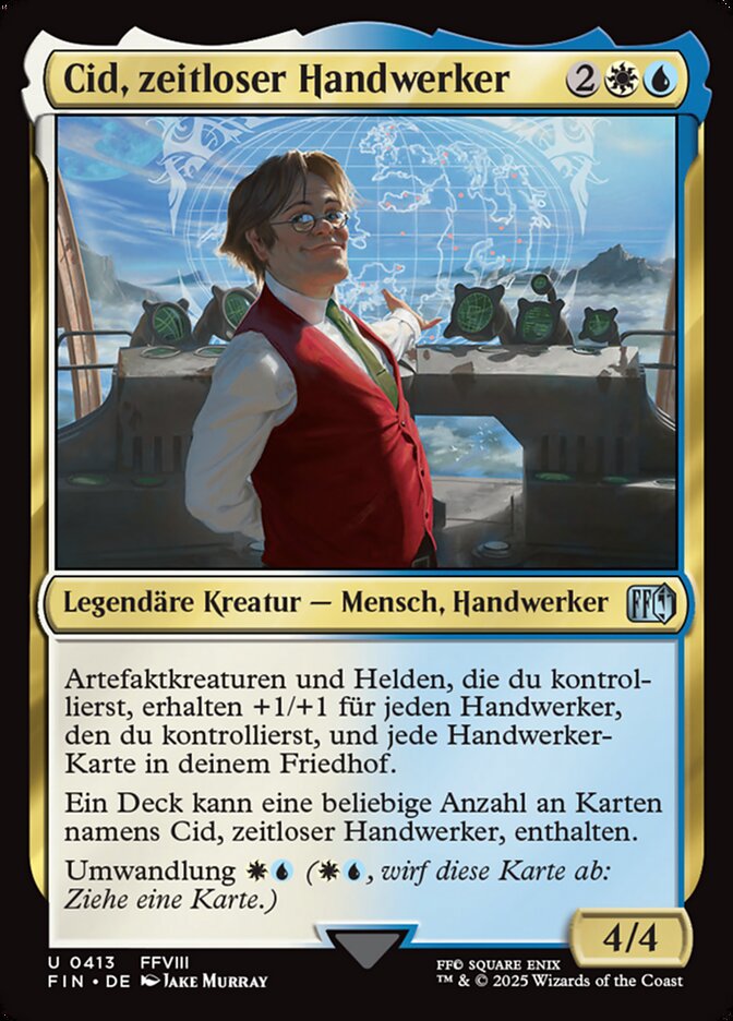 Cid, zeitloser Handwerker