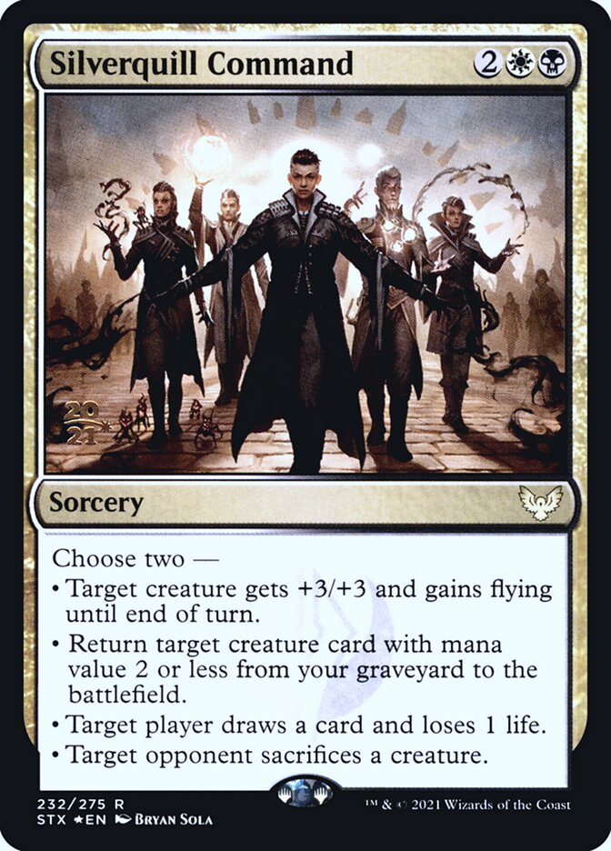 Silverquill Command (Strixhaven: School of Mages Promos #232s)