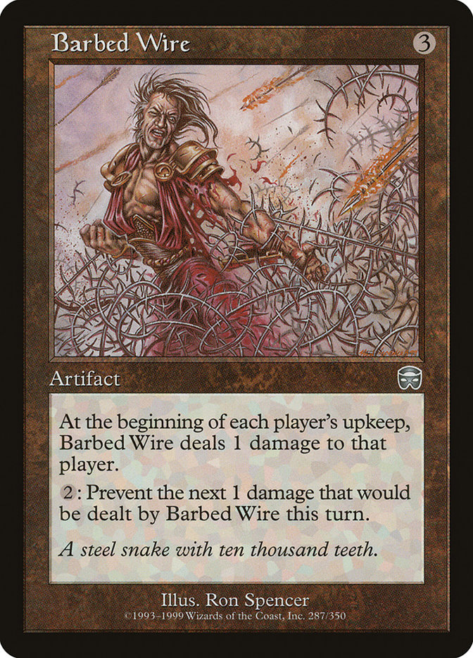 Barbed Wire (Mercadian Masques #287)