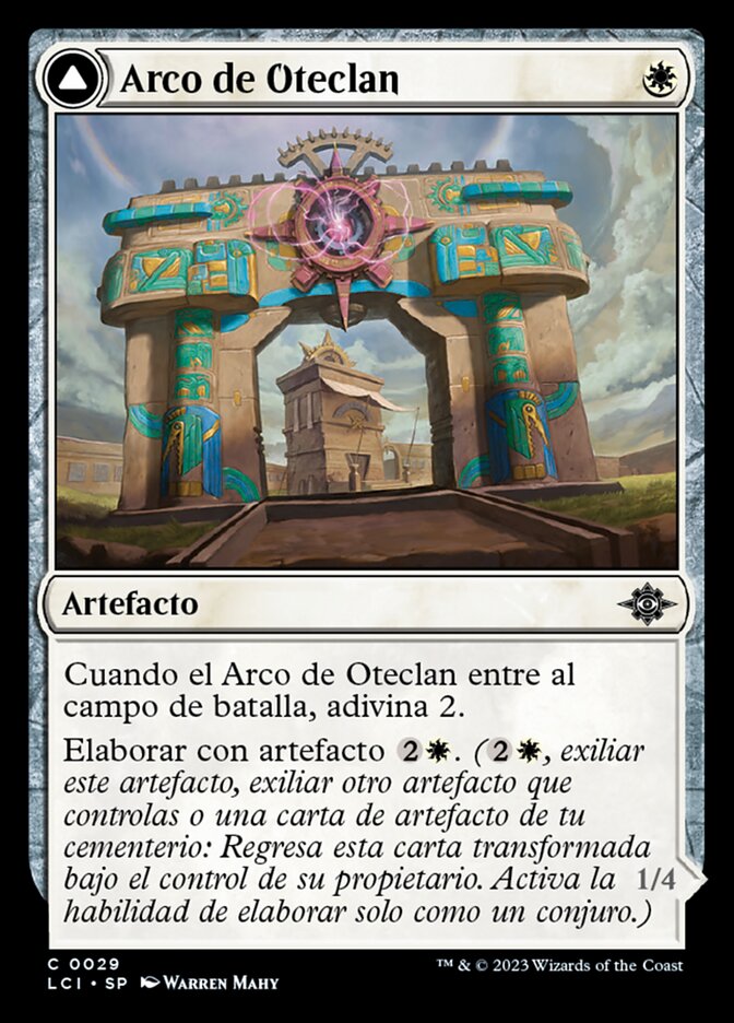 Oteclan Landmark // Oteclan Levitator (The Lost Caverns of Ixalan #29)