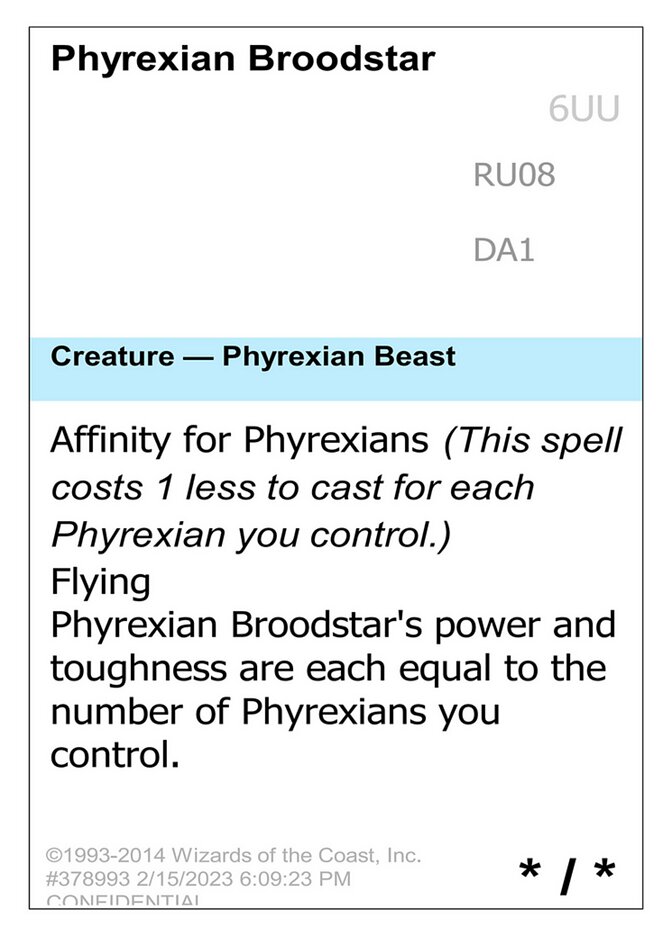 Phyrexian Broodstar (Unknown Event #RU08)