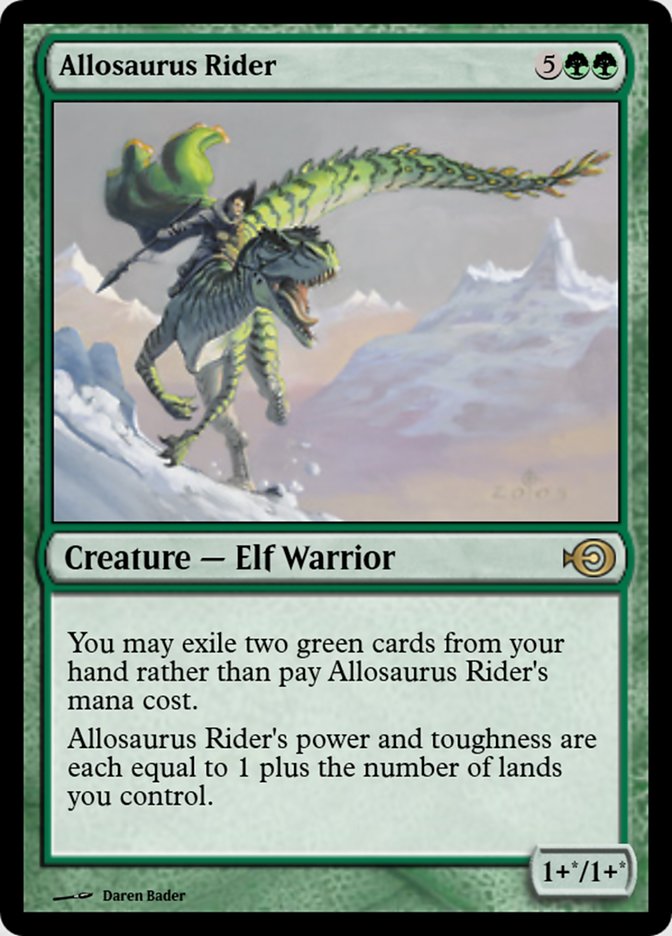 Allosaurus Rider (Magic Online Promos #32033)