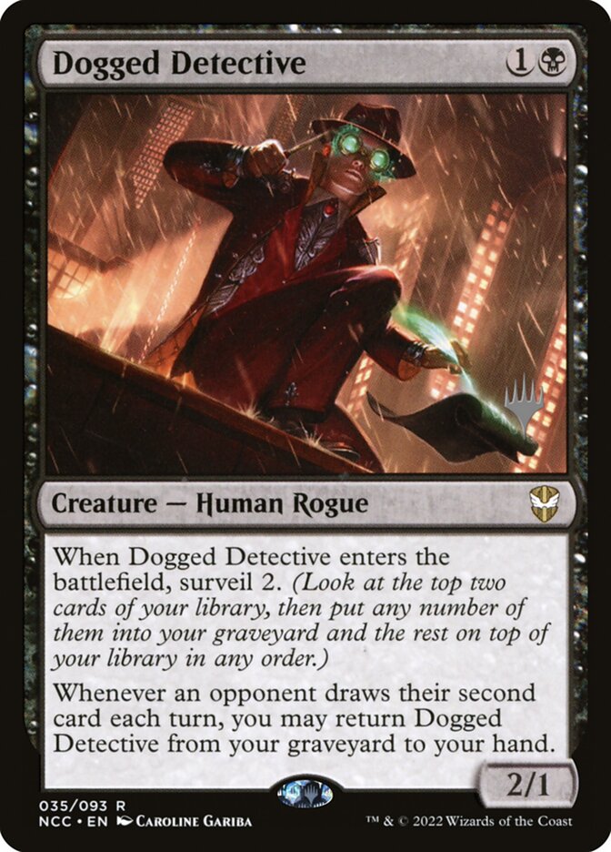 Dogged Detective (New Capenna Commander Promos #35p)