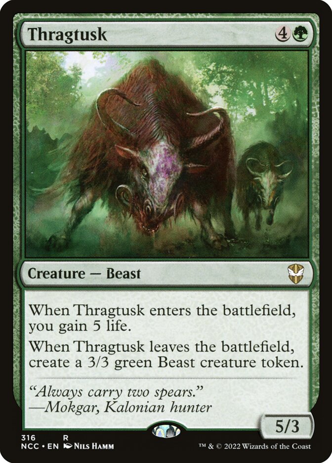 Thragtusk (New Capenna Commander #316)