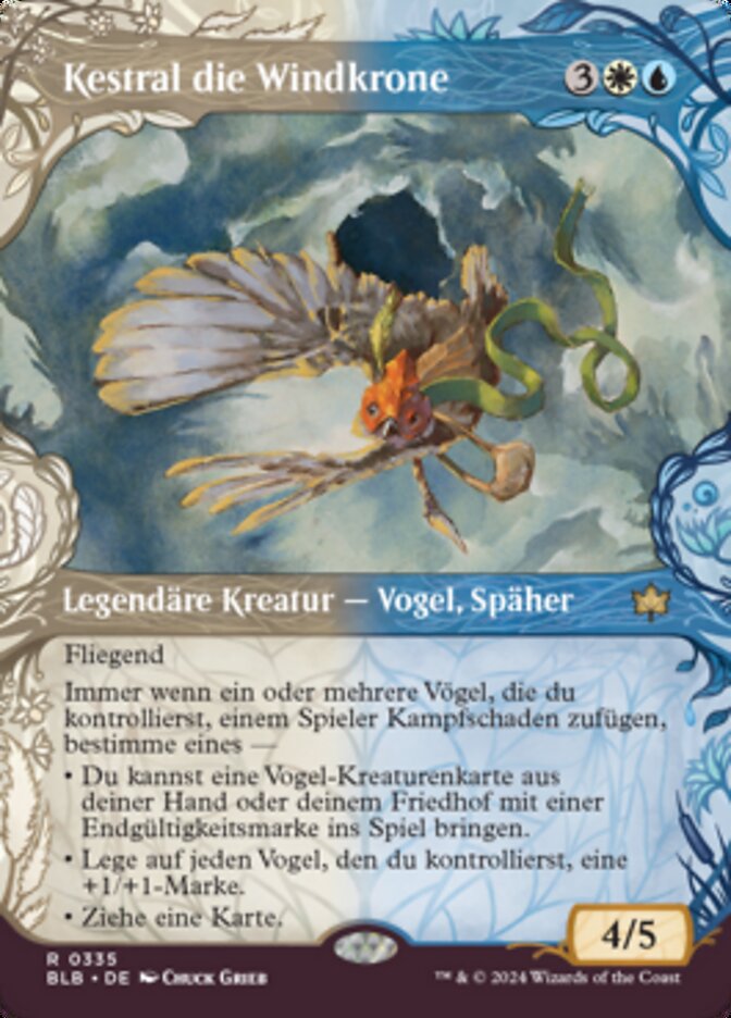 Kastral, the Windcrested (Bloomburrow #335)