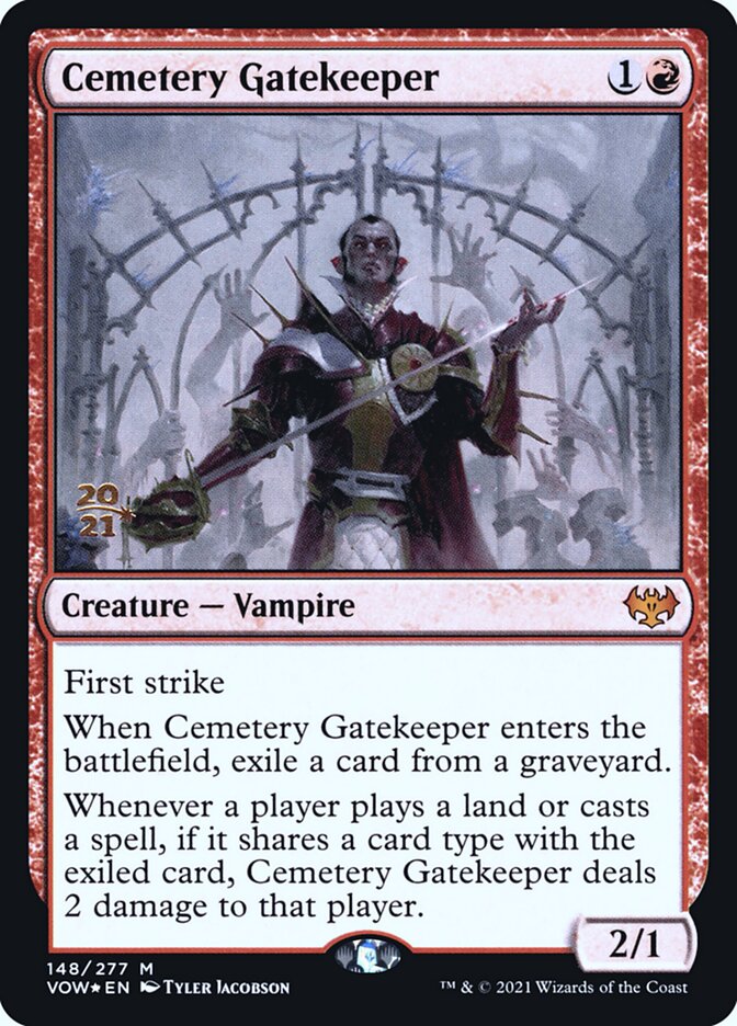 Cemetery Gatekeeper (Innistrad: Crimson Vow Promos #148s)