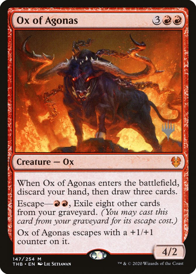 Ox of Agonas (Theros Beyond Death Promos #147p)