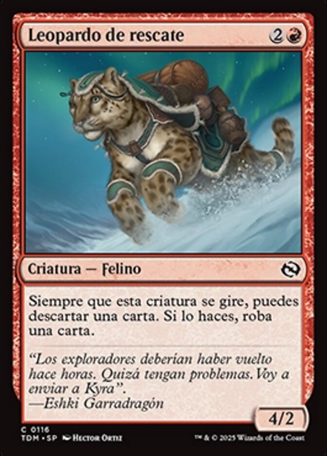 Leopardo de rescate