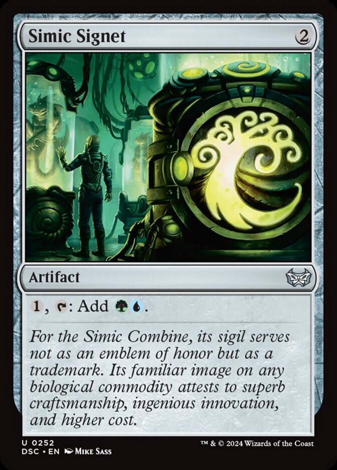 Simic Signet (Duskmourn: House of Horror Commander #252)