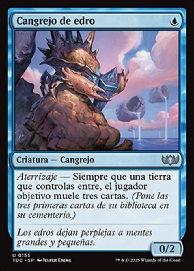 Cangrejo de edro