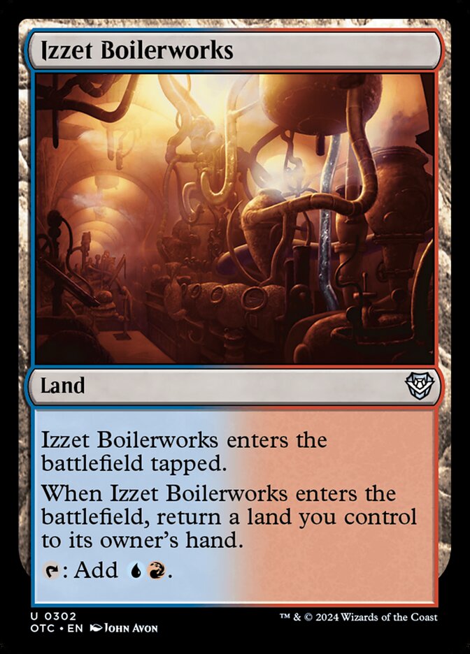 Izzet Boilerworks (Outlaws of Thunder Junction Commander #302)