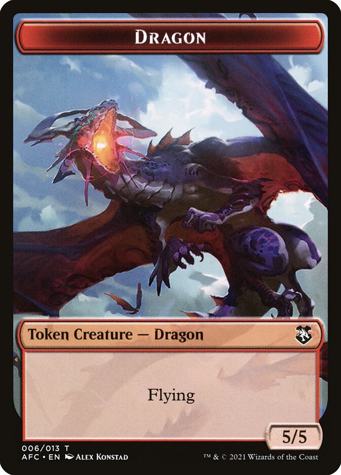 Dragon (Forgotten Realms Commander Tokens #6)