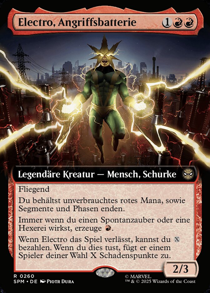 Electro, Angriffsbatterie