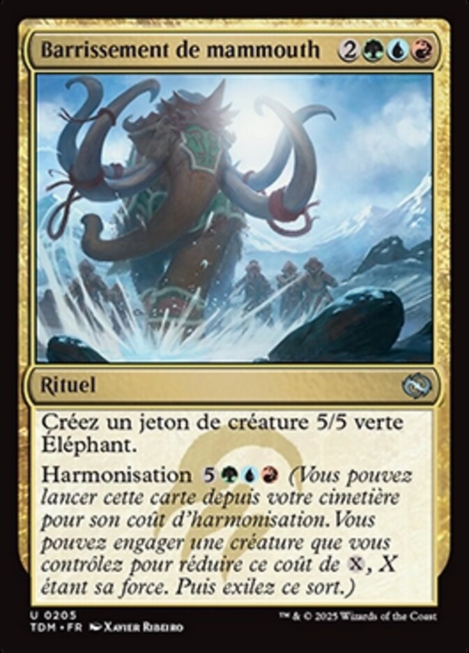 Barrissement de mammouth