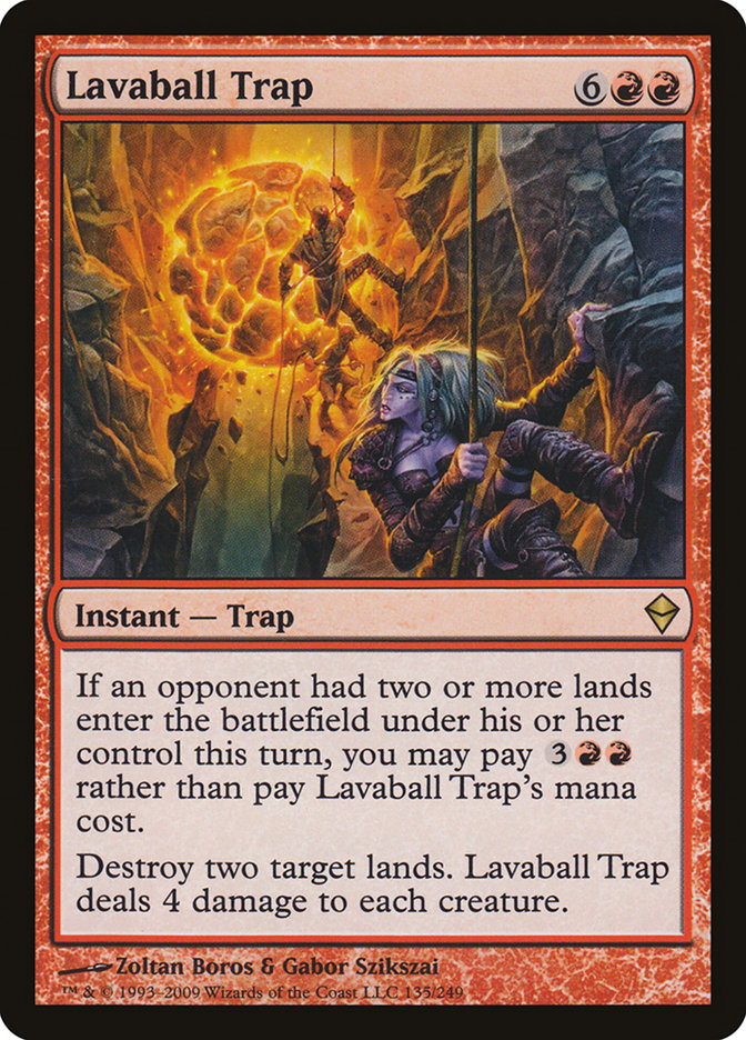 Lavaball Trap (Zendikar #135)