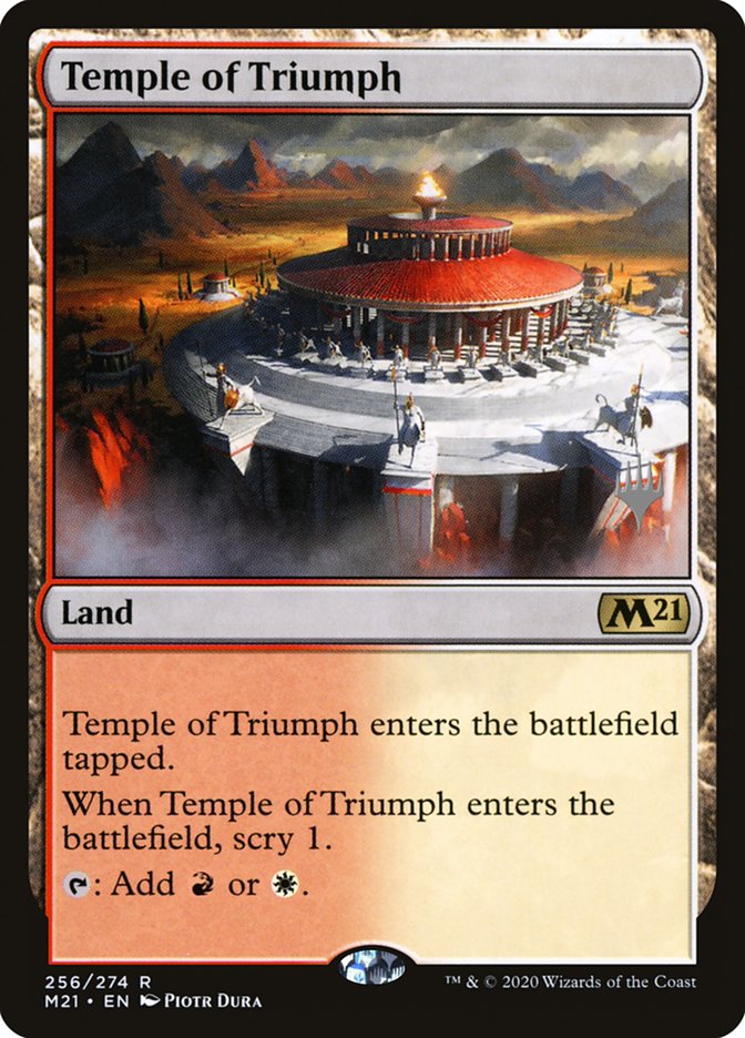 Temple of Triumph (Core Set 2021 Promos #256p)