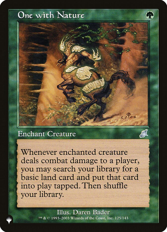 One with Nature (The List #SCG-125)