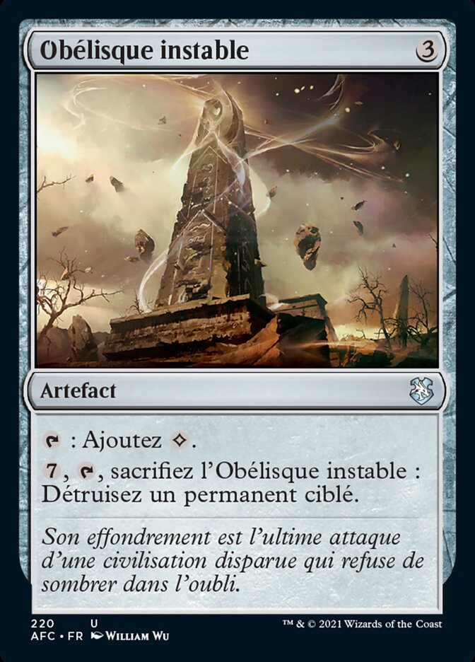 Unstable Obelisk (Forgotten Realms Commander #220)