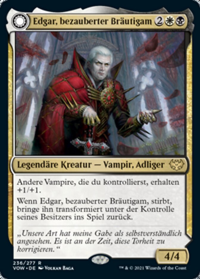 Edgar, bezauberter Bräutigam