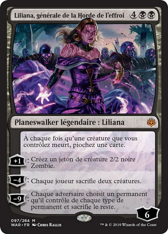 Liliana, Dreadhorde General (War of the Spark #97)