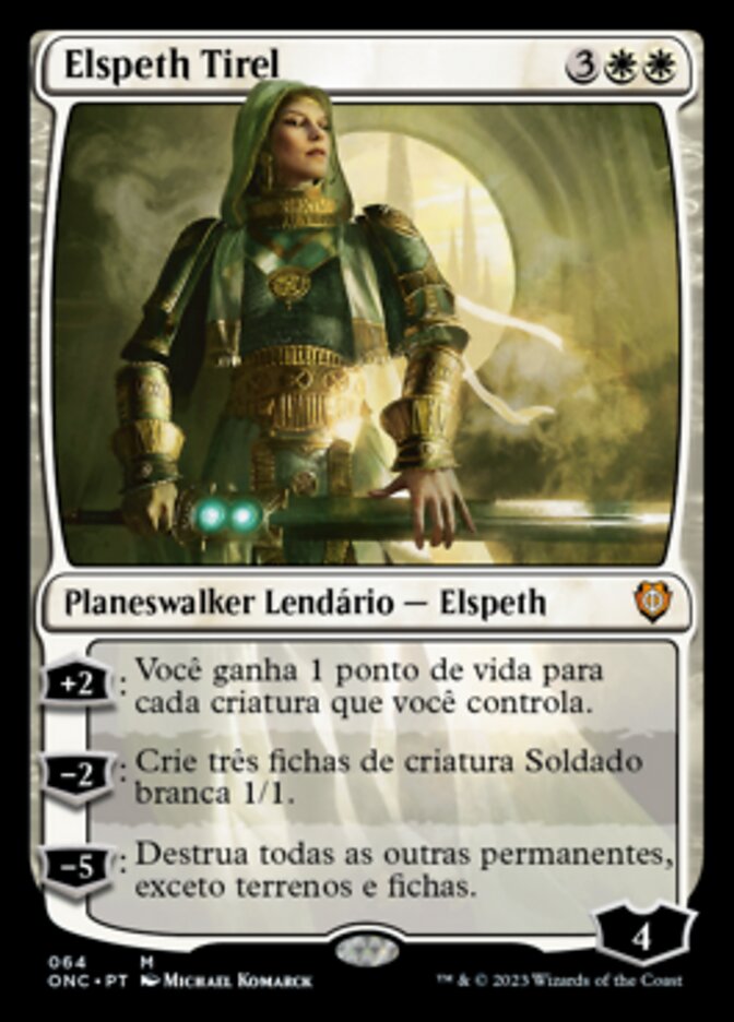 Elspeth Tirel (Phyrexia: All Will Be One Commander #64)