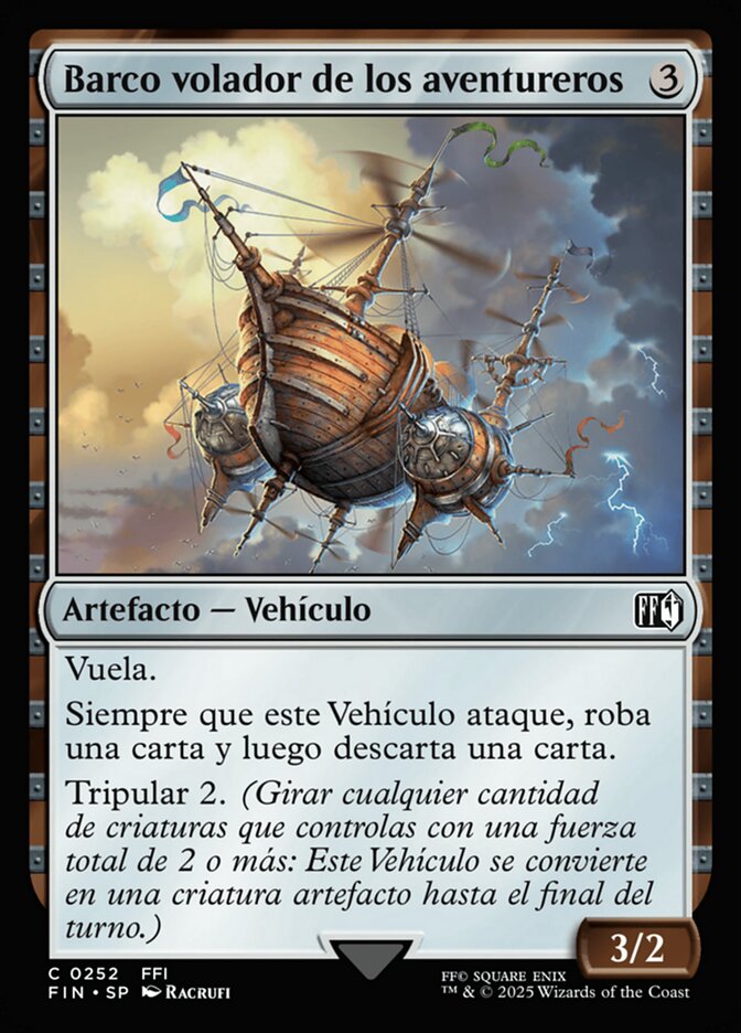 Barco volador de los aventureros