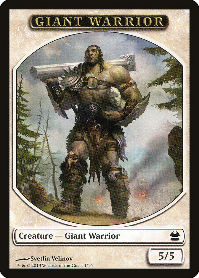 Giant Warrior (Modern Masters Tokens #1)
