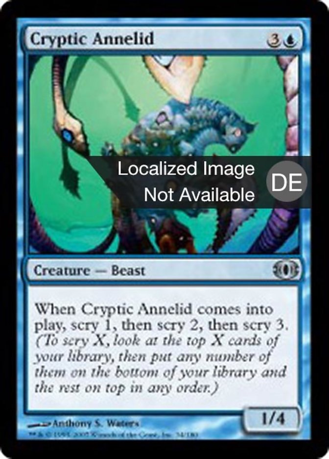 Cryptic Annelid (Future Sight #34)