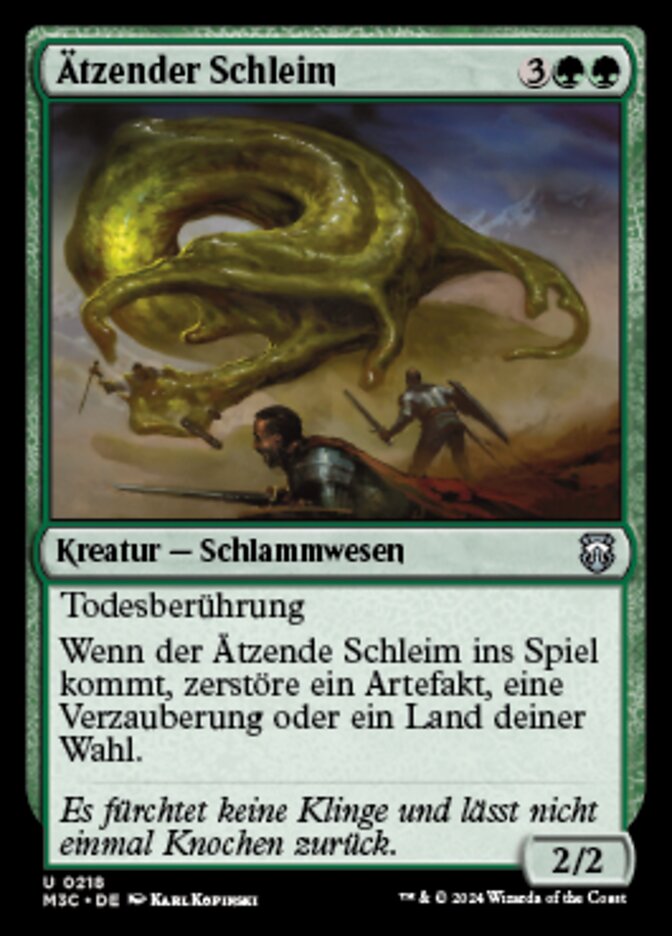 Acidic Slime (Modern Horizons 3 Commander #218)