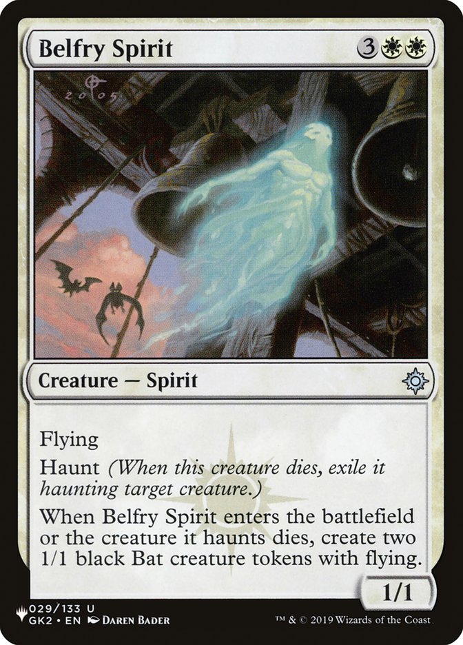 Belfry Spirit (The List #GK2-29)
