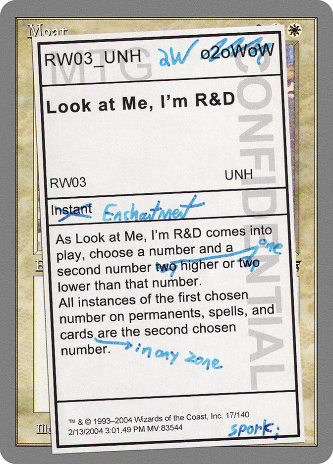 Look at Me, I'm R&D (Unhinged #17)