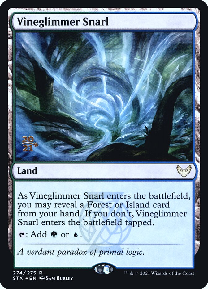 Vineglimmer Snarl (Strixhaven: School of Mages Promos #274s)