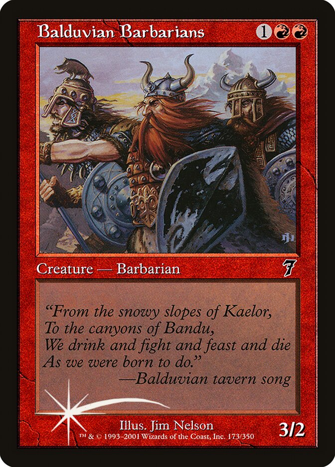 Balduvian Barbarians (Seventh Edition #173★)