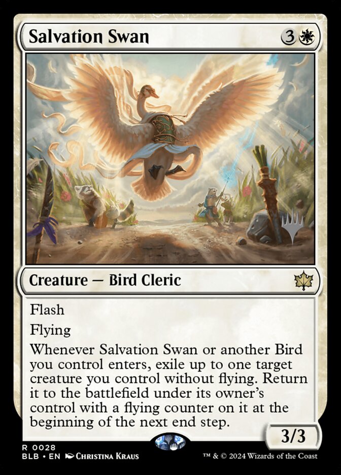 Salvation Swan (Bloomburrow Promos #28p)