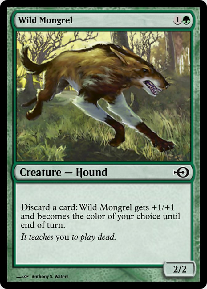 Wild Mongrel (Magic Online Promos #36240)