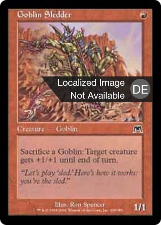Goblin Sledder (Onslaught #209)