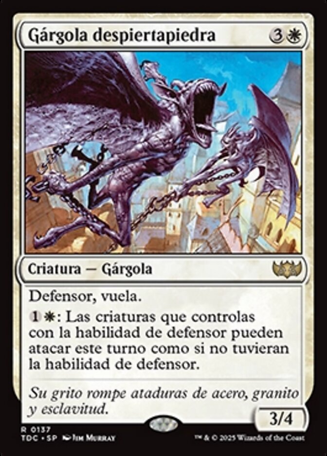 Gárgola despiertapiedra