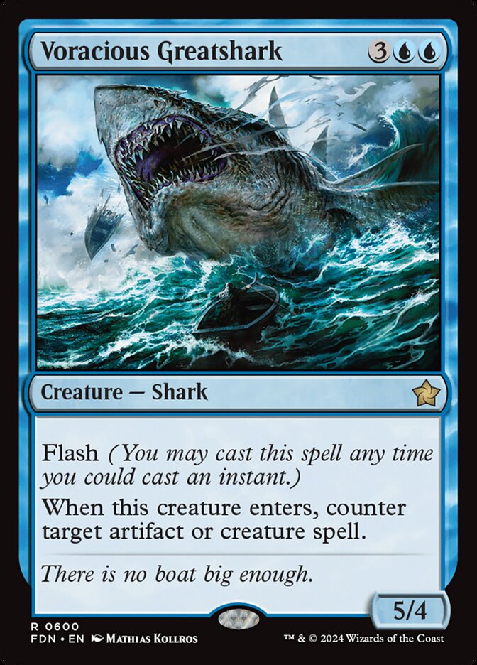 Voracious Greatshark (Foundations #600)