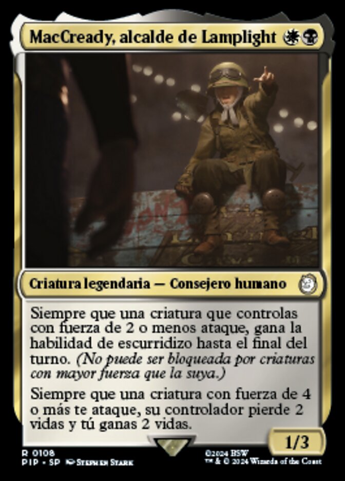 MacCready, alcalde de Lamplight