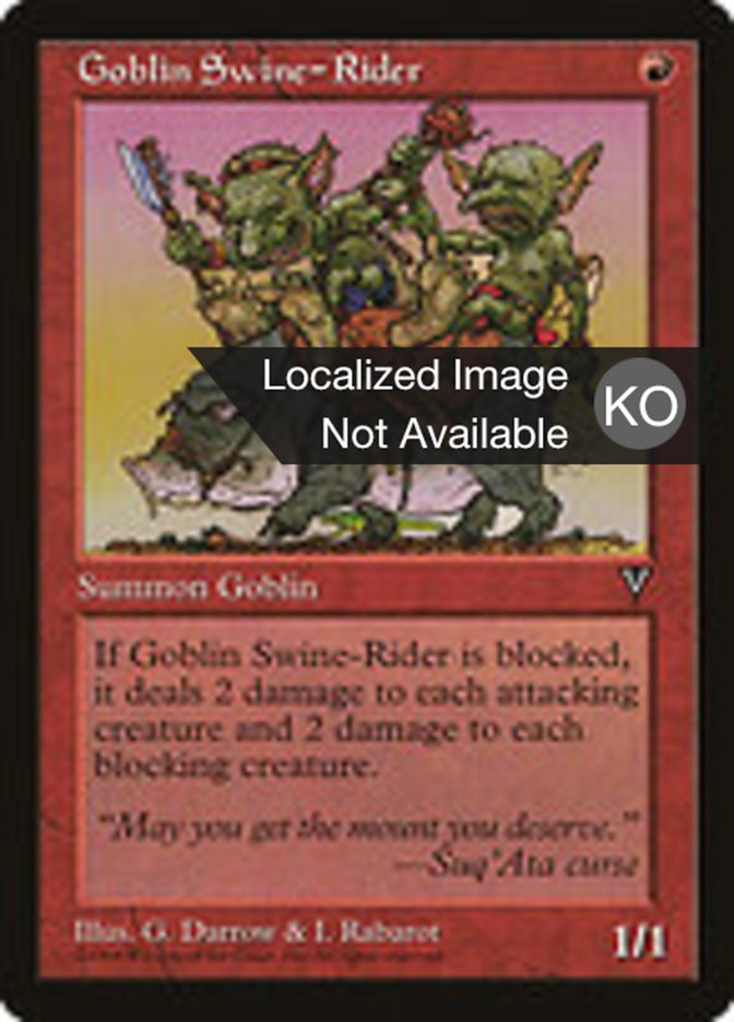Goblin Swine-Rider (Visions #81)