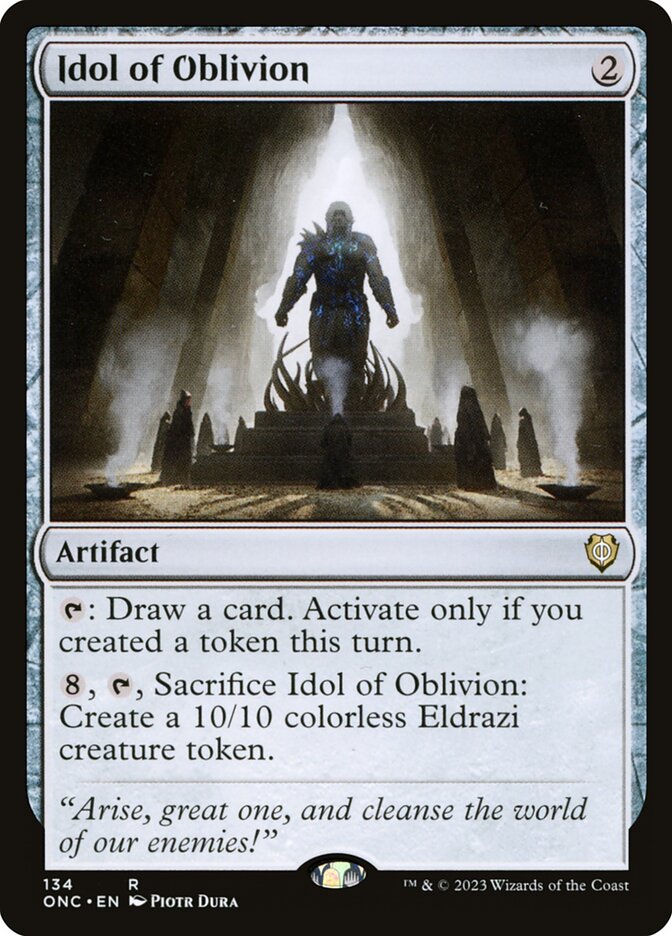 Idol of Oblivion (Phyrexia: All Will Be One Commander #134)